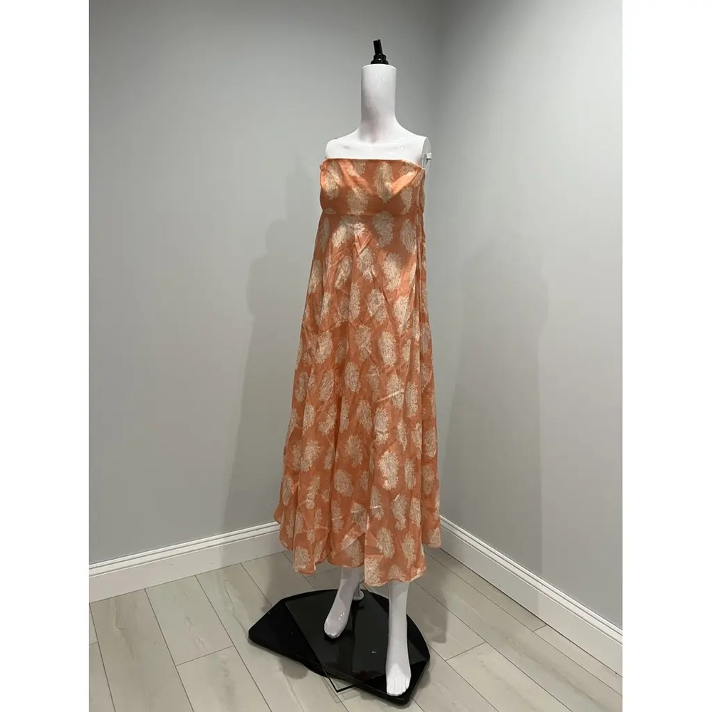 ZIMMERMANN
Devi Bandeau Coral Paisley Midi Dress - Picture 12 of 16